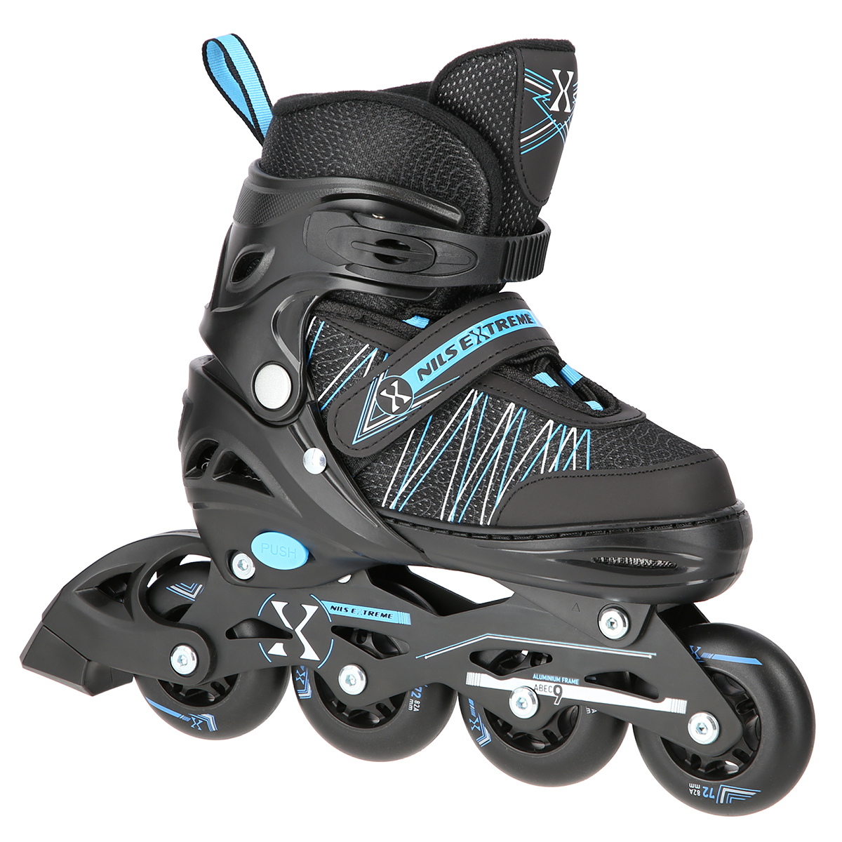 Łyżworolki NH11912 2w1 niebieskie rozmiar M Nils Extreme